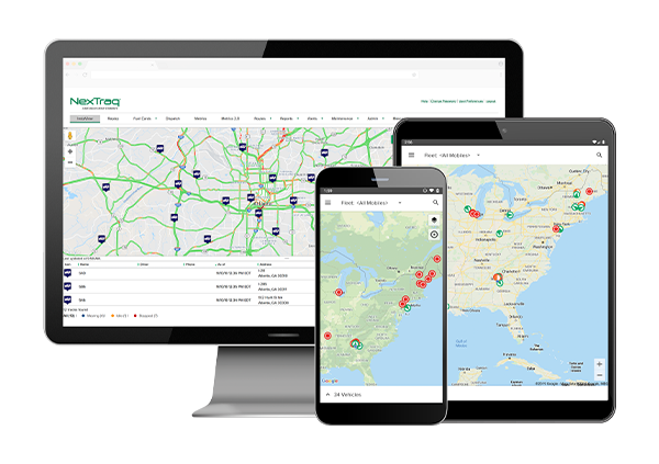 NexTraq Solar Asset tracker view